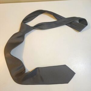 ARROW Gray 100% Silk Slim Tie
